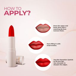 JUICE Set Of 3 Kiss Sensation SPF 15 Lipsticks with Bio Retinol & Shea Butter image 4