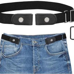 Women Casual, Evening, Formal, Party Black Fabric Belt-image-56
