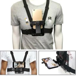 EDIYOL Camera Chest Belt Strap+J-Mount+Pole Mount+360 Mobile Bracket for Moto Vlogging Strap-39