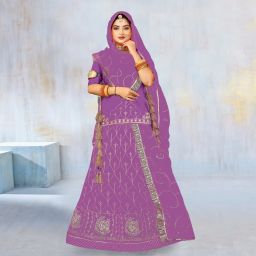 Embroidered Semi Stitched Rajputi Poshak-image-97