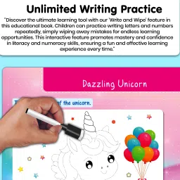 go woo My First Unicorn Busy Puzzle Book : Early Learning Binder book with Activities image 3