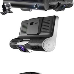 maties 170Degree/3 Lens/Wide Angle Car Camera DVR/G-Sensor Dashcam-297 Black LCD-picture-17