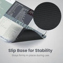 Portronics Comfipad 3 Mouse Pad, Windows Shortcuts Design, Non-Slip Base, Stitched Edges, Mousepad image 2