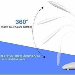 torexo sales Rechargeable Emergency Table Lamp, Student Reading Light, Led Foldable Desk Study Lamp image 3