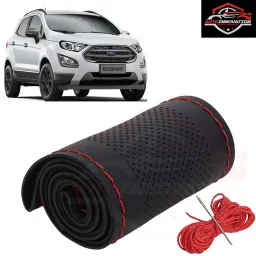 Hand Stiched Steering Cover For Ford Universal For Car-image-87