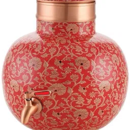 8 LITRE RED CONTAINER,COPPER POT,COPPER TANK,COPPER WATER DISPENSER Bottled Water Dispenser-image-53