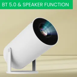 Guggu Protable Projector for Home 4K Support With Built-in App Netflix/YouTubeU148 (4500 lm / 1 Speaker / Wireless / Remote Controller) Portable Projector-image-115