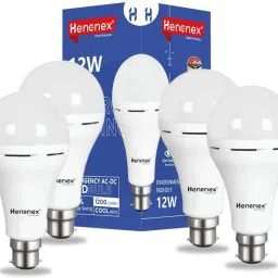 12W LED Bulb with User-Friendly Design|Pck of 4 4 hrs Bulb Emergency Light-picture-5