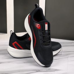 XAVEN Men's Sports Shoes | Ultra Comfortable Memory Insole | Secure Lace-Up Running Shoes For Men-image-3