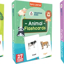 Animal,Vegetables and Fruit Flash Cards For Kids(set of 3)-11