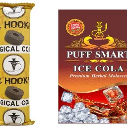 Ice Cola with 1 Polo Quick Light Charcoal ( 10 disk) Hookah Charcoals-image-67