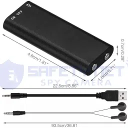 PERAMISYM Tiny USB Voice Recorder – Hidden Spy Device 8GB 8 GB Voice Recorder-20