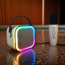 Saibaba Insulators Z17_K12 Kids' Mini Karaoke Machine: Bluetooth Speaker with Wireless Mic 5 W Bluetooth Speaker-image-133