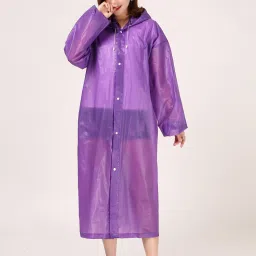 Solid Women Raincoat-16