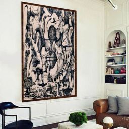 the art house Framed Canvas Art Print (30X40 Inches)-picture-27