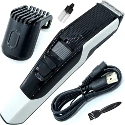 KEE MEI Waterproof Rechargeable Beard Moustache Trimmer Hair Clipper Cordless 634 Fully Waterproof Grooming Kit 120 min Runtime 1 Length Settings-image-29
