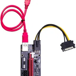 Nextar GPU Expansion Card Usb 3.0 PCI-E 1X to 16X Extender Riser Ver 009s Card GDDR4 16 GB NVIDIA Chipset 64 bit 120 MHz Graphics Card image 4