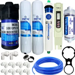 RO Purifier 100Gpd Booster Pump 100 GPD Copper Motor with 100 GPD Membrane Tds Solid Filter Cartridge-6