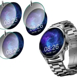 DOWRVIN Tempered Glass Guard for NOISEFIT HALO PLUS SMART WATCH TEMPERED GLASS (P-3)-image-5