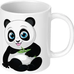 Panda Cup Panda Printed For Boys & Girls Microwave Safe(B-181) Ceramic Coffee Mug-image-39