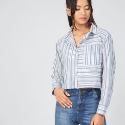 Women Regular Fit Checkered Spread Collar Casual Shirt-image-67