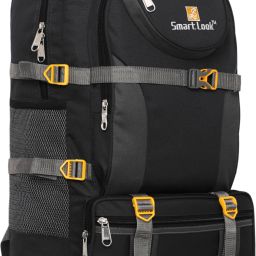 Expandable Travel Outdoor Sport Camping Hiking Trekking Bag Rucksack - 60 L Blue Rucksack- 60 L-image-90