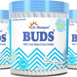 BUDS Cotton Ear Buds 100 Pcs Pack of 5, 100% Pure Cotton Swabs-69