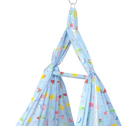 made2craft Baby Sleep Swing Cradle with Mosquito Net and Spring image 4