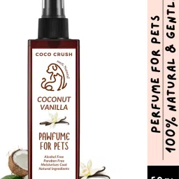 Coconut Vanilla Gentle Perfume for Dog, Cat - 100% Natural, Organic, Coat Safe | Odor Eliminator Cologne-image-61