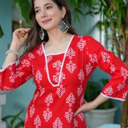 Women Printed Viscose Rayon Straight Kurta-image-27
