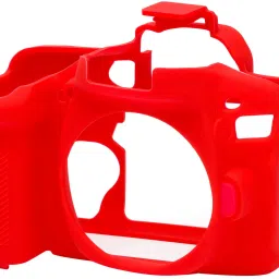 Amabu Camera Silicone Protective Camera Case Cover Compatible with 80D (Red) Camera Bag-image-93
