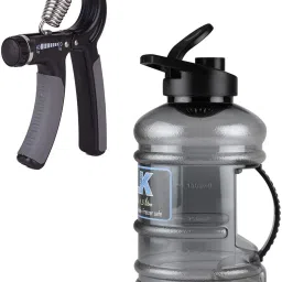 Home Gym Equipment Combo of Hulk Gallon Bottle with Hand gripper Fitness Accessory Kit Kit-image-54