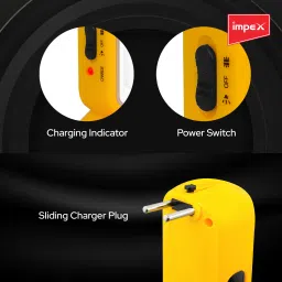 impex 2 in 1 LUMIN A2 LED flashlight & Lamp with 1600mAh | Ultra Bright | Lightweight Torch image 4