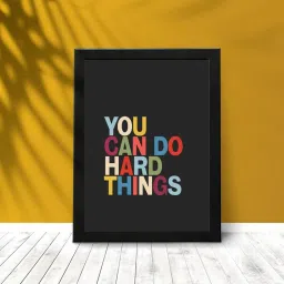 Catchy Frames You Can Do Quotes Art Photo Frame 8.11 inch Modern Frames-image-30