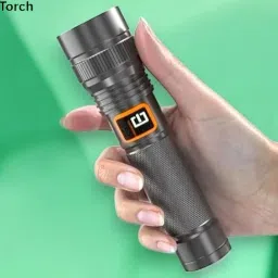 X40 (ZOOMABLE LED Metal Torch) 4 Modes Flashlight, Super Bright Torch-image-83
