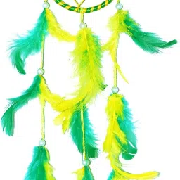 Natural Feather Small Dream Catcher Hanging for Cars/Rooms (3 inch) - for Positive Energy and Protection Feather Dream Catcher-image-39