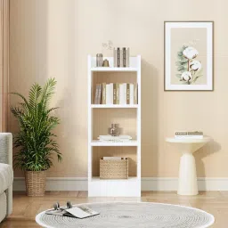 ascom 3-Tier Modern Multipurpose Bookshelf | Storage Organizer for Home, Office & More Engineered Wood Open Book Shelf image 5