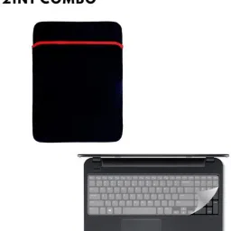 I-Birds Enterprises 2 IN 1 Combo Accessories Laptop Key Guard & Sleeve for all 15.6 inch Laptop Combo Set-20