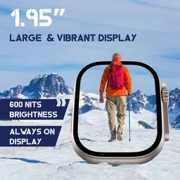 HAMMER Active 2.0 1.95 Inch Always On Display Bluetooth Calling Rotating Crown Smart Watch image 5