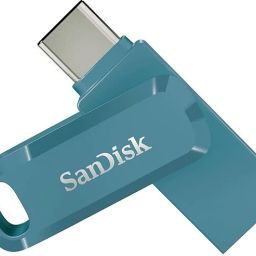SanDisk SDDDC3-064G-I35NBB / Mobile Dual Drive / 150 Mbs 64 GB OTG Drive Compatible with Desktop Computer, Laptop, Mobile, Television USB 3.2 Plastic Case-27