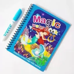 Magic Water Drawing Book Reusable Water-Reveal Regular Notebook Regular 40 Pages-5