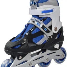 kaizone Inline Skates KZ101 Size 6 - 8 UK adjustable (BLUE) Fighter Speed Inline Skate Adjustable Inline Skate In-line Skates - Size 6-8 UK image 4