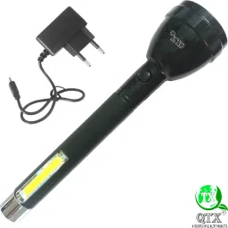 2in1 800M Rechargeable Flashlight With DUAL LED Torch Rechargeable 10 hrs Torch Emergency Light-image-55