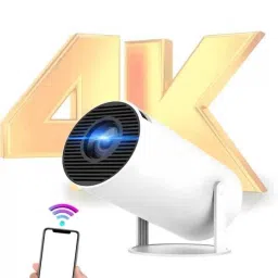Omex 4K Android Dual Band WiFi6G (260 ANSI) Netflix Prime Hotstar Auto Keystone (4000 lm) Portable Projector-15