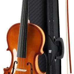 Kadence, Vivaldi 4/4 Violin With Bow, Rosin, Hard Case (Brown Glossy V001C) 4/4 Classical (Modern) Violin-16