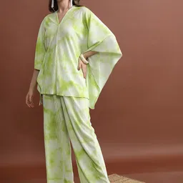 Vishudh Printed Kaftan With Palazzo image 5