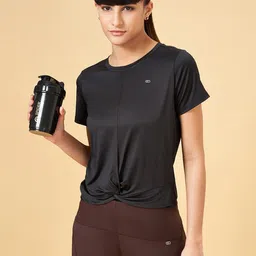 Ajile by Pantaloons Round Neck Relaxed Fit Short Sleeves T-shirt-30