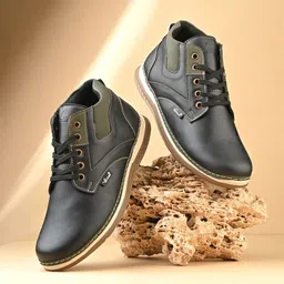 vellinto Stylish and Trendy GRIZZLY Mid-Ankle Boot ll Daily Use Casual Sneakers Boots For Men-picture-9