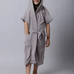 Grey XXL Bath Robe-image-1
