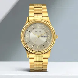 titan Gents Karishma Analog Watch - For Men NT1650YM09 image 3
